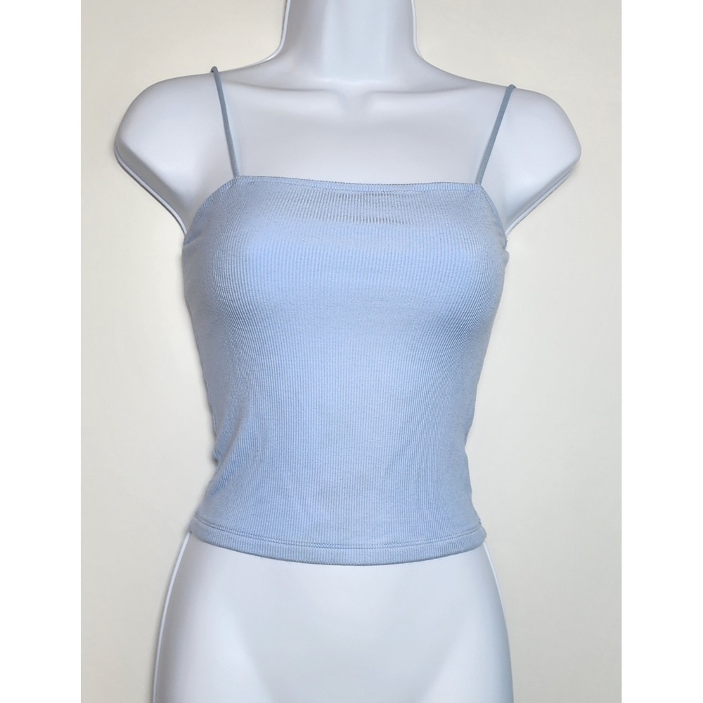 American Eagle Soft & Sexy Rib Cami Tank Minimalist Y2K Size S